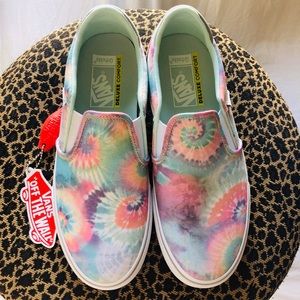 Vans slip ons • Tie Dye • NWT never worn